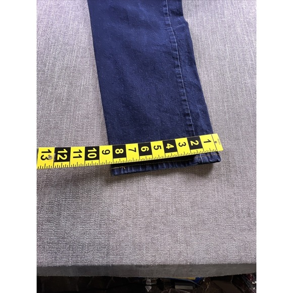 Levi's 505 Jeans Men's 40x32 Blue Dark Straight Cowboy Biker Preppy Stretch - Picture 11 of 15